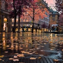 Схема вышивки «Город»