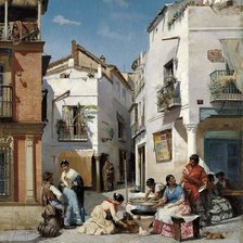 Схема вышивки «Market»