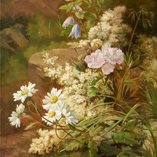 Схема вышивки «цветы»