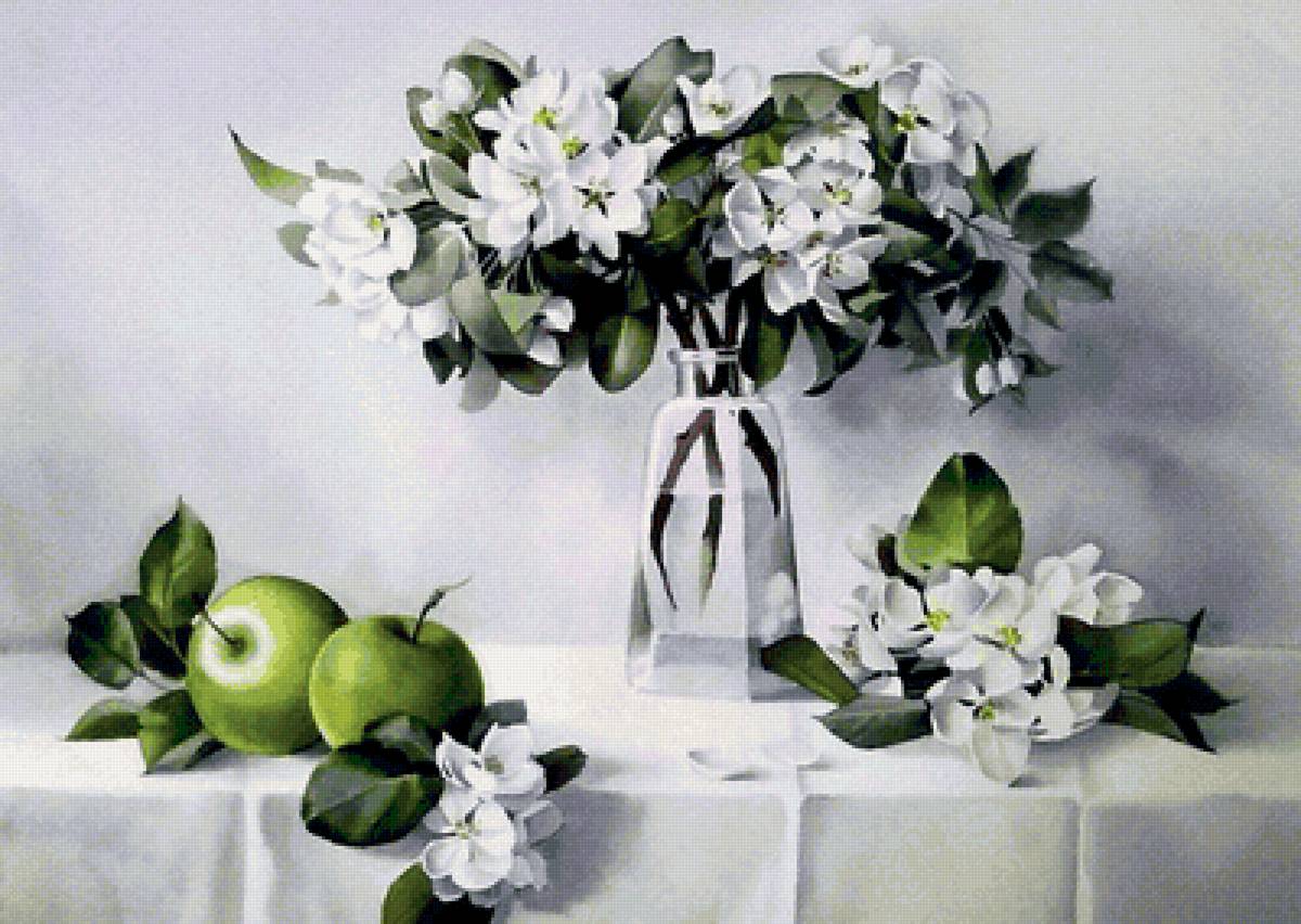 Натюрморт в белом - предпросмотр