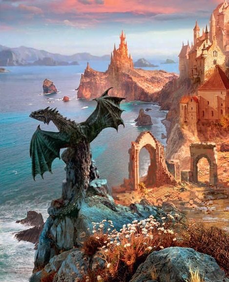 дракон - дракон фентези - оригинал