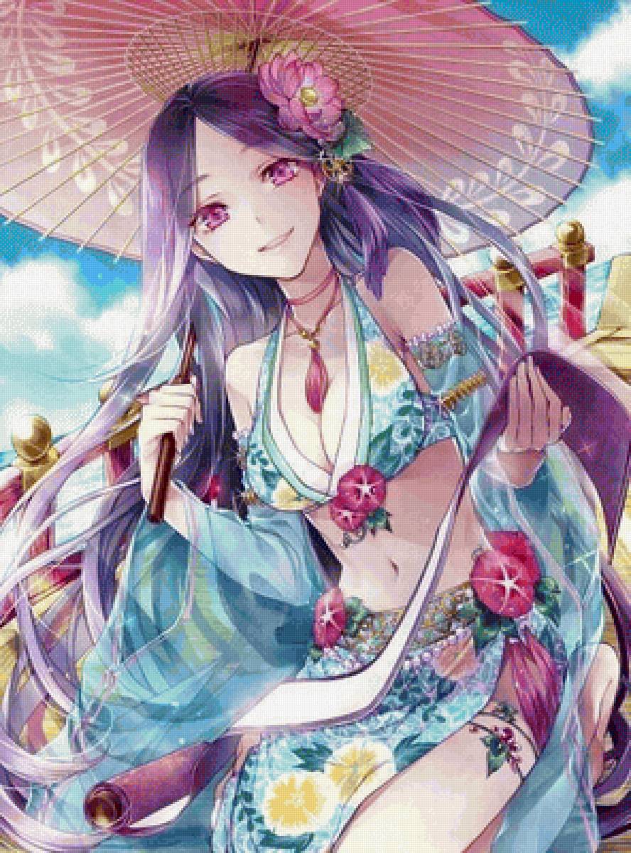 Девушка - аниме - предпросмотр