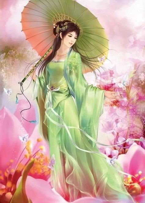 Девушка - арт - оригинал