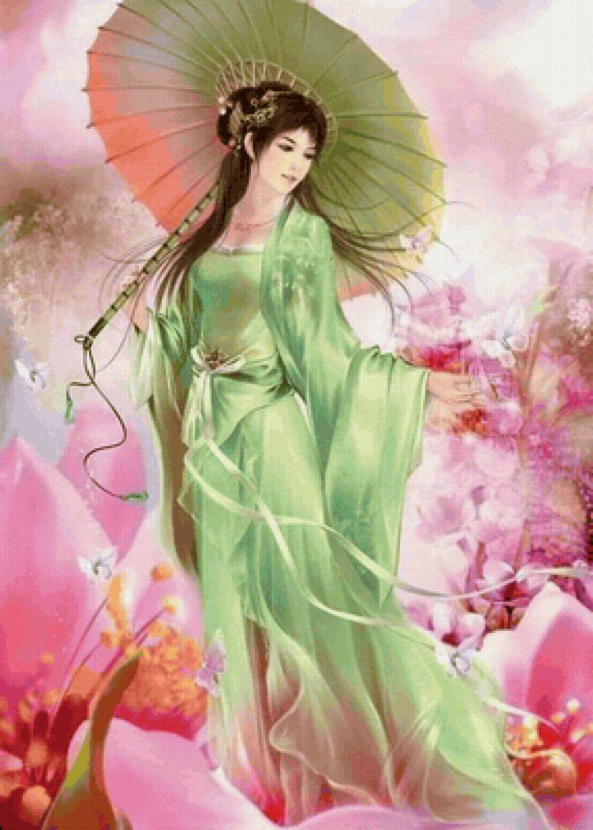 Девушка - арт - предпросмотр