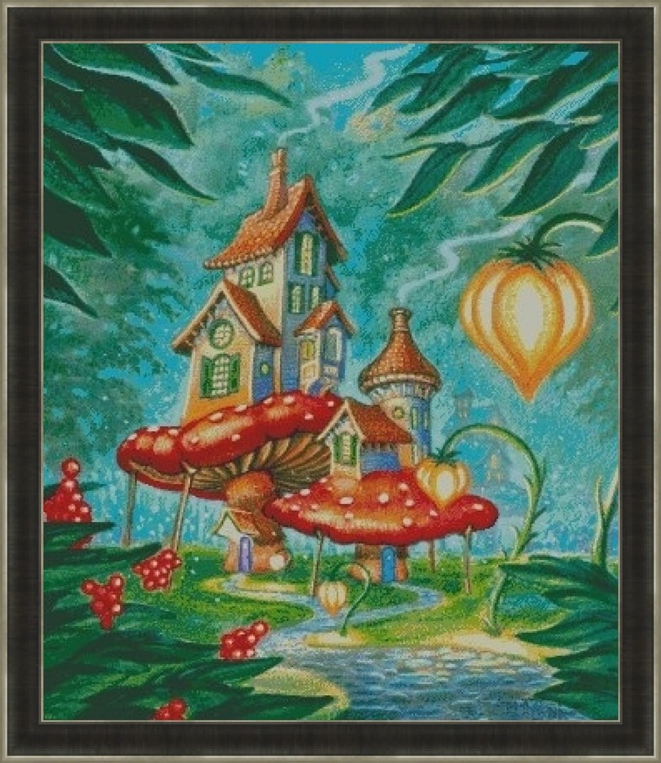 грибная гостинница - гриб гостинница фентези - оригинал