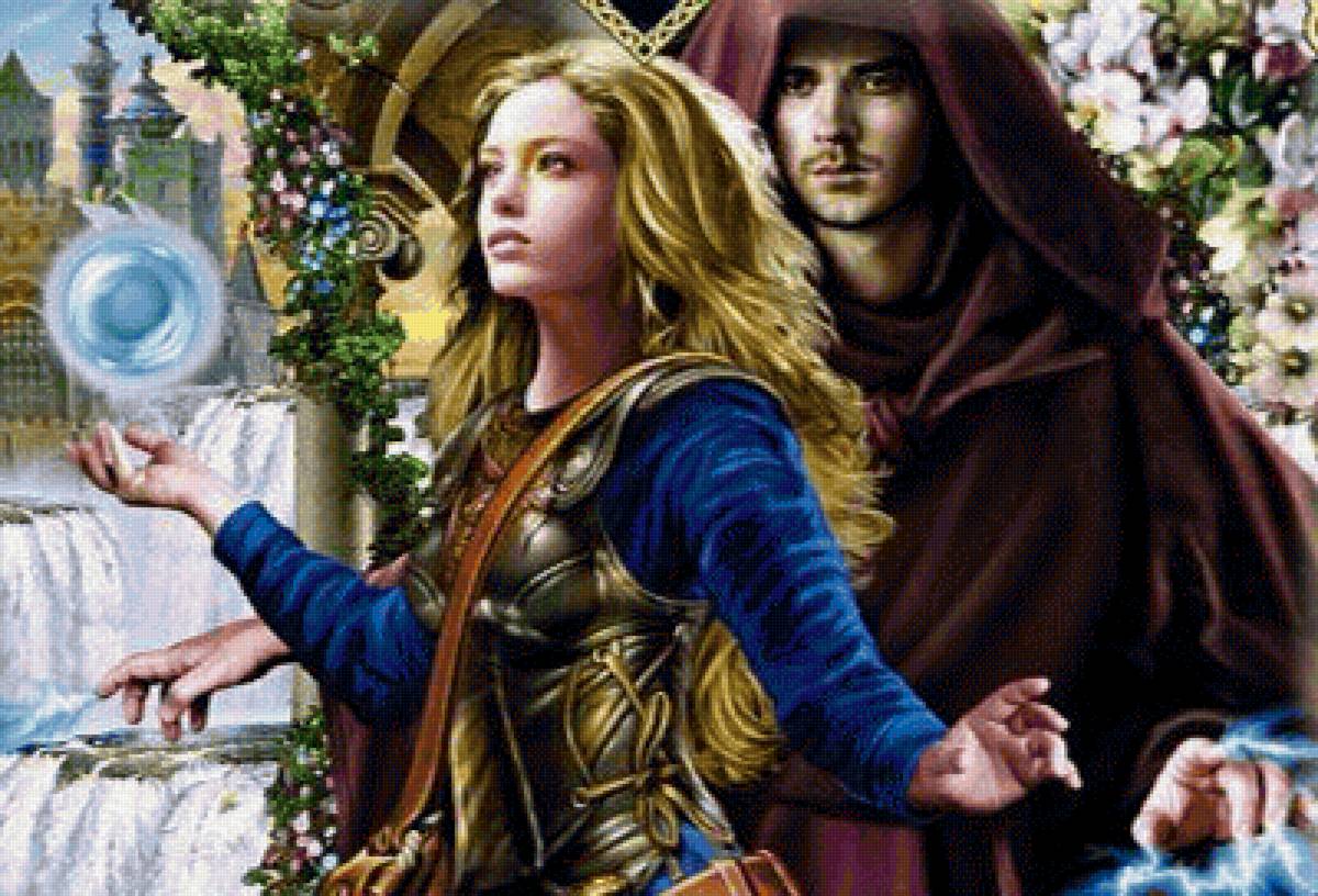 Книга - иллюстрация, фэнтези, сказка - предпросмотр