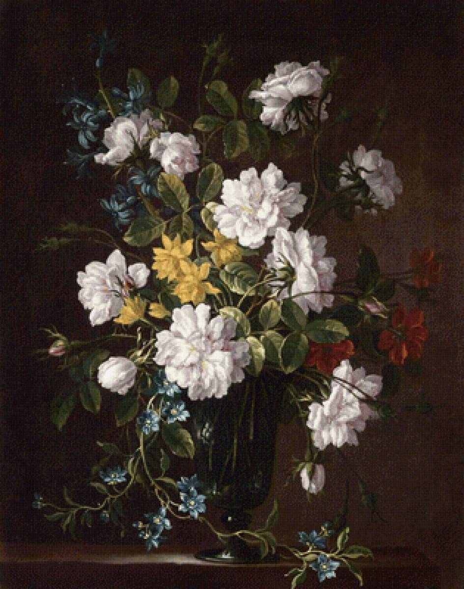 букет - цветы, картина - предпросмотр