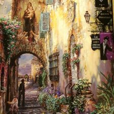 Схема вышивки «Город»