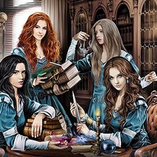 Схема вышивки «Институт неблагородных девиц»