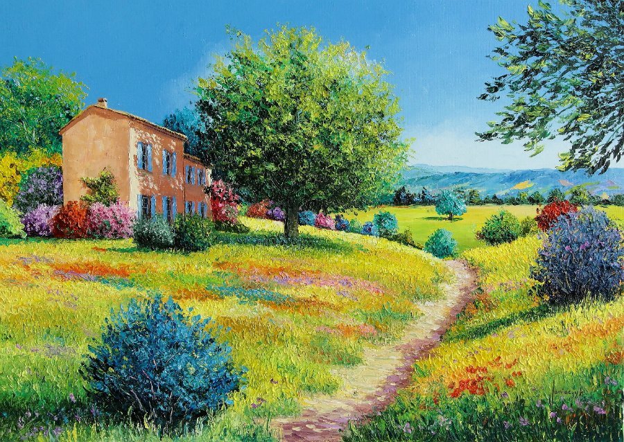 Домик - пейзаж, природа, дом - оригинал