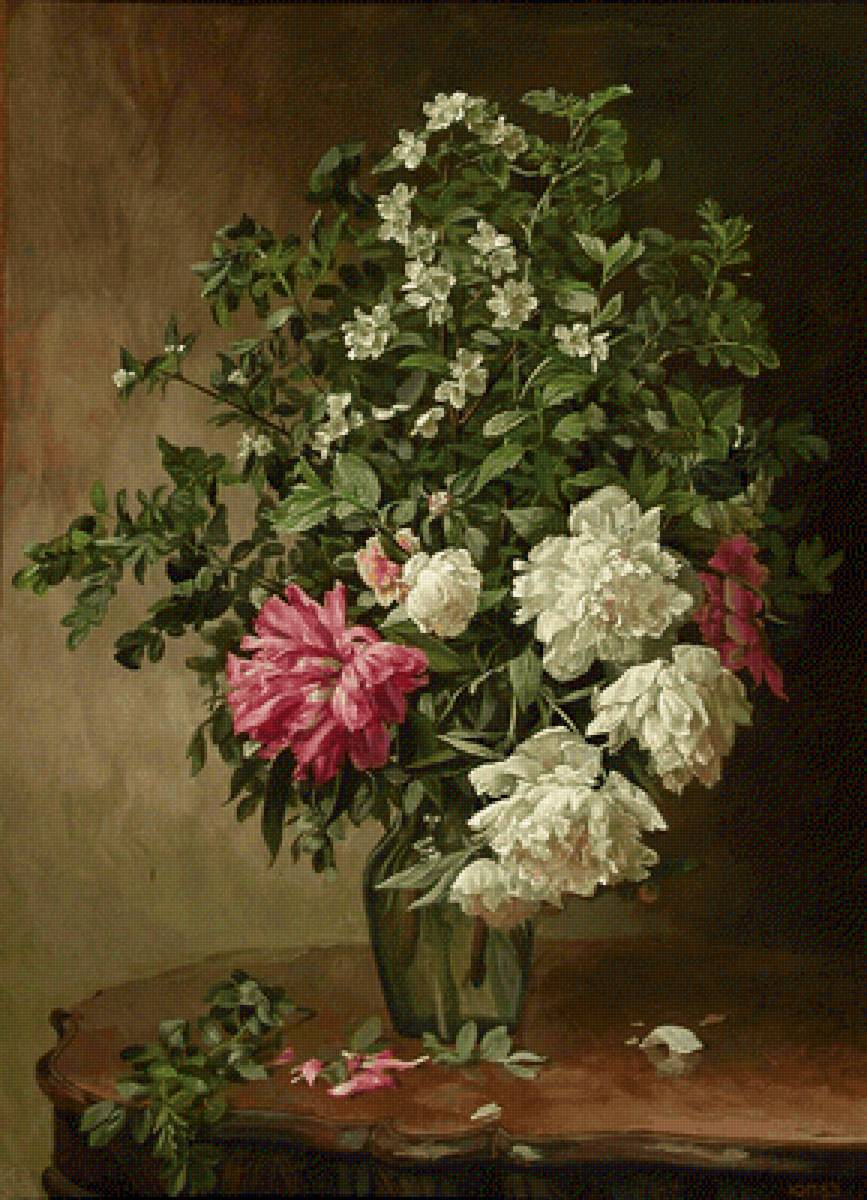 букет - цветы, картина - предпросмотр