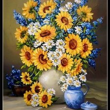 Схема вышивки «букет»