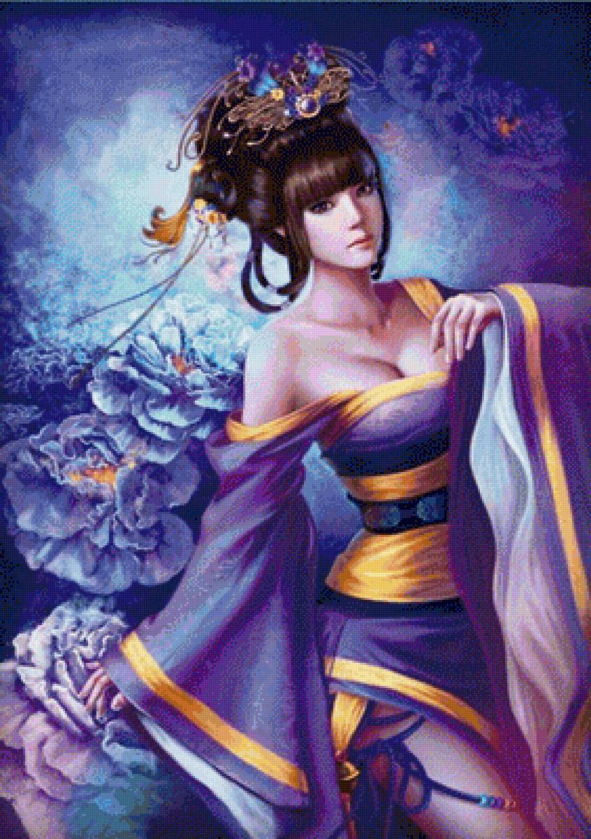 Девушка - девушка, фентези - предпросмотр