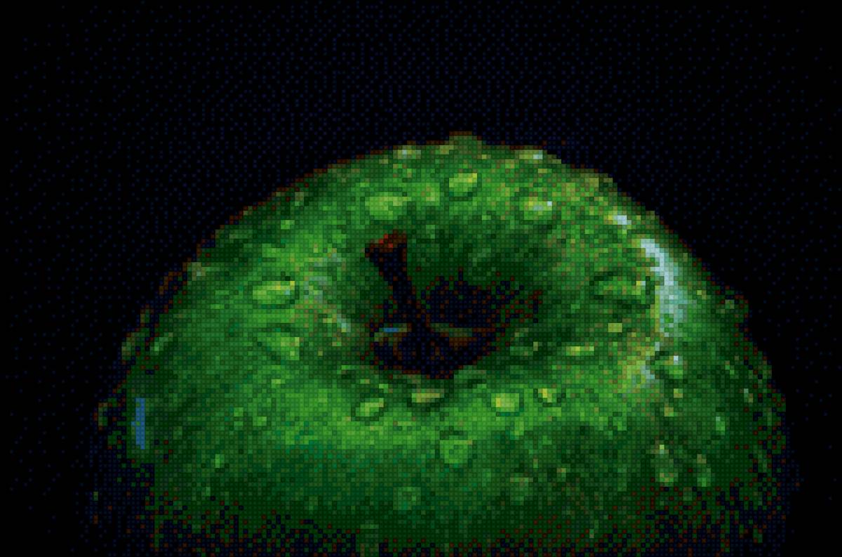 Зеленое яблоко - для кухни - предпросмотр