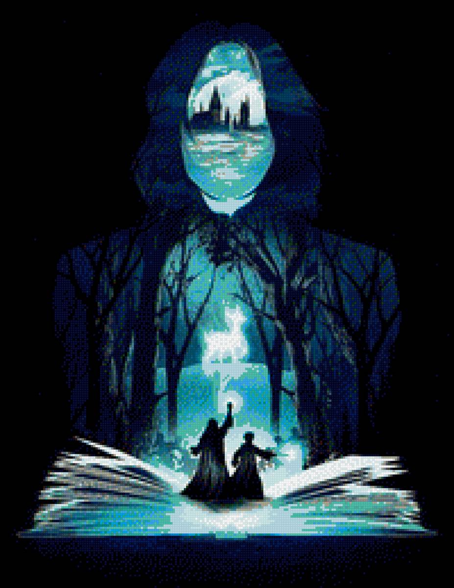 Снегг Защитник - космос, гарри поттер, фэнтези, снегг - предпросмотр