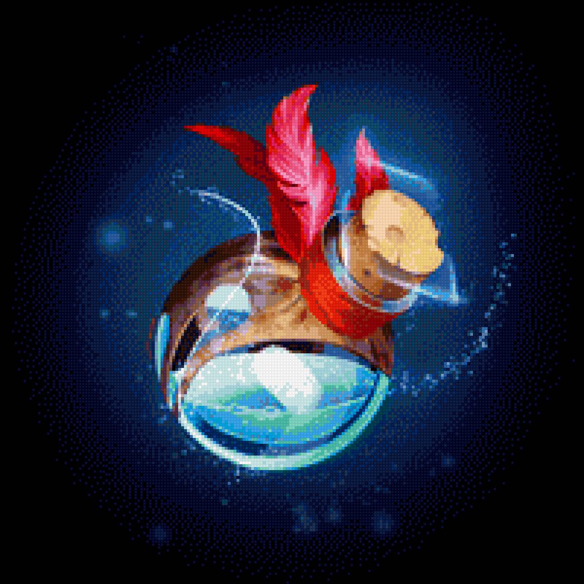 Пузырек с волшебством - алхимия, волшебство, пробирка - предпросмотр