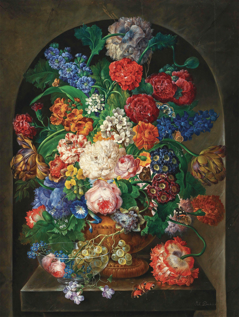 букет - картина, цветы - оригинал