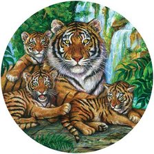 Схема вышивки «ТИГРЫ»