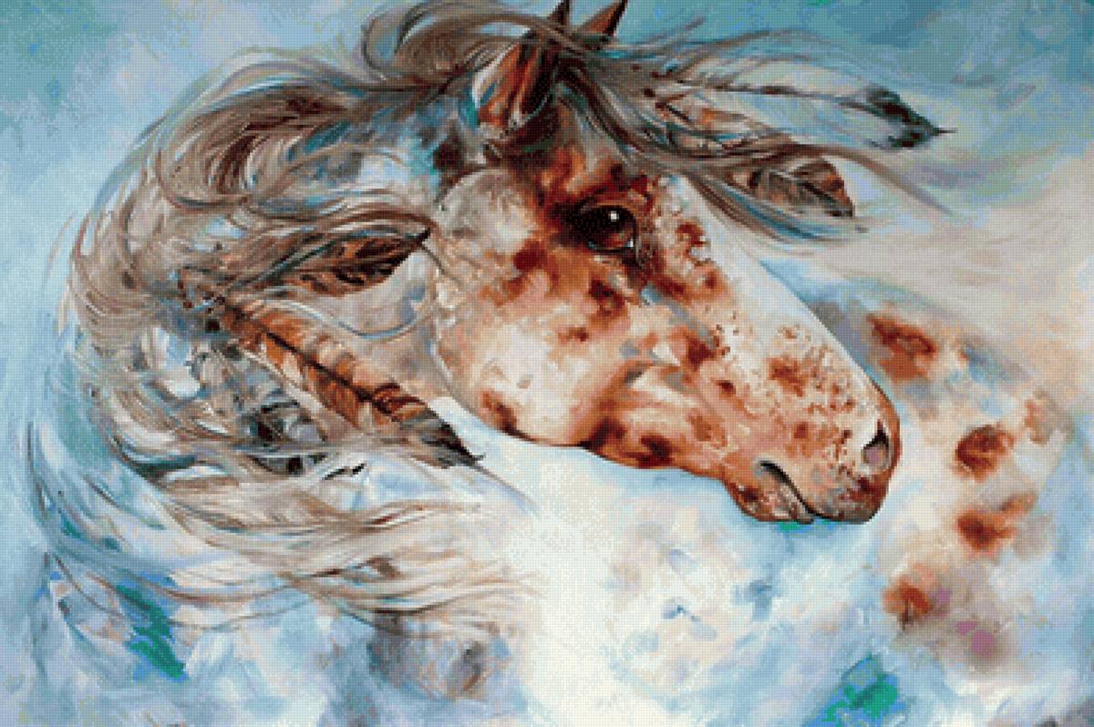 Конь - рисунок - предпросмотр