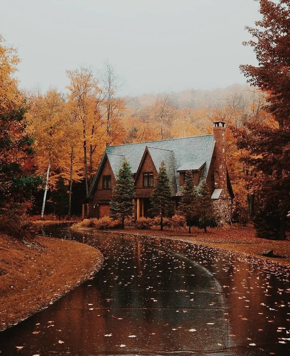 Paisaje de otoño - otoño - оригинал