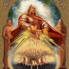 Схема вышивки «Перун громовержец»