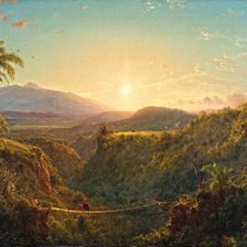 Схема вышивки «Пейзаж»