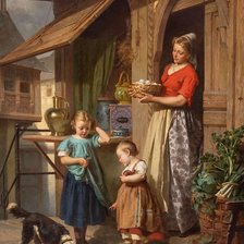 Схема вышивки «dame»