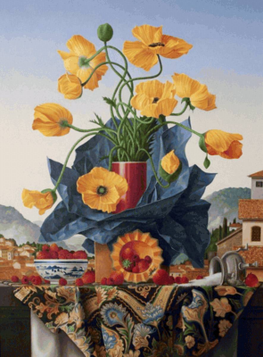 Quadro com flores. - flores.frutas decoração - предпросмотр