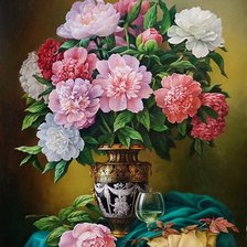 Схема вышивки «Boque de flores.»