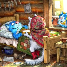 Схема вышивки «Сиделка»