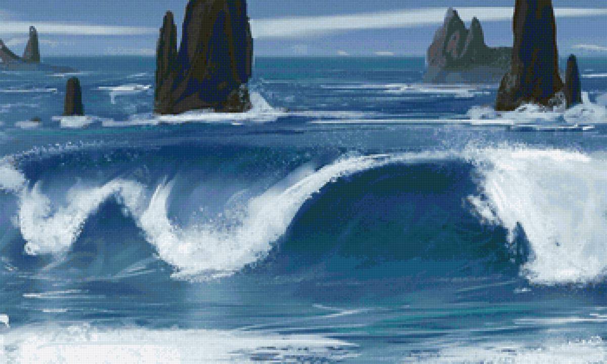 волна - море, волна - предпросмотр