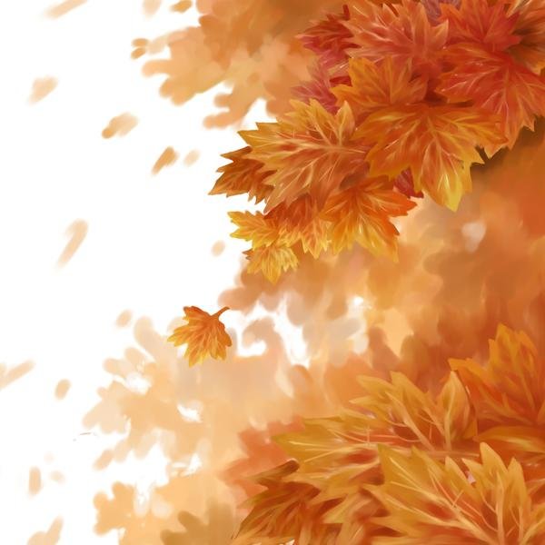 осенние листья - осень, листья, клен - оригинал