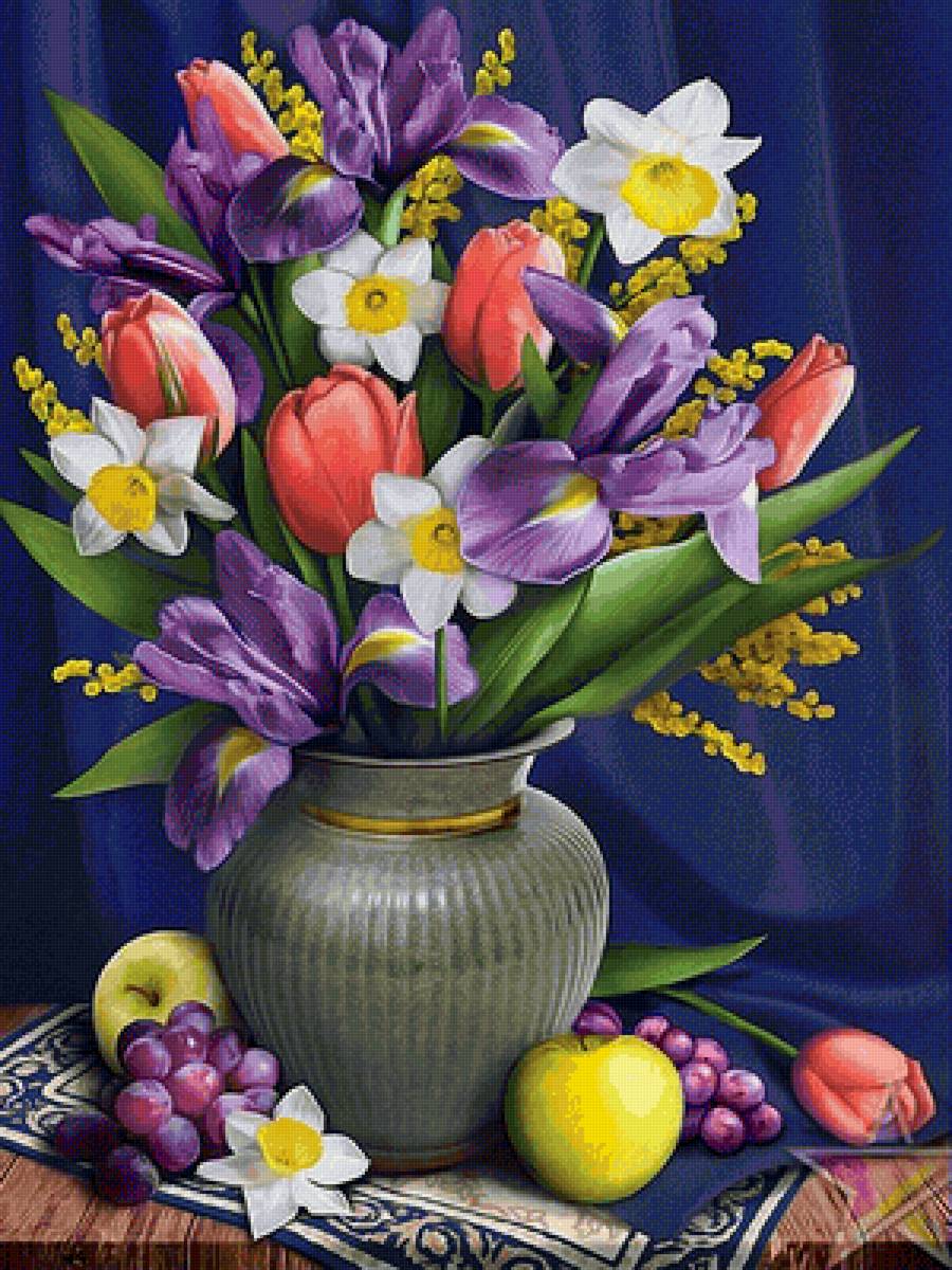 Arranjo,de mesa. - flores.frutas - предпросмотр