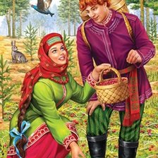 Схема вышивки «На сборе ягод.»