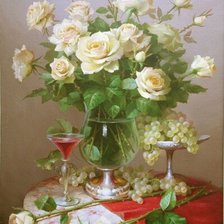 Схема вышивки «Розы»