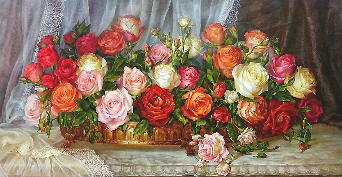 розы - оригинал