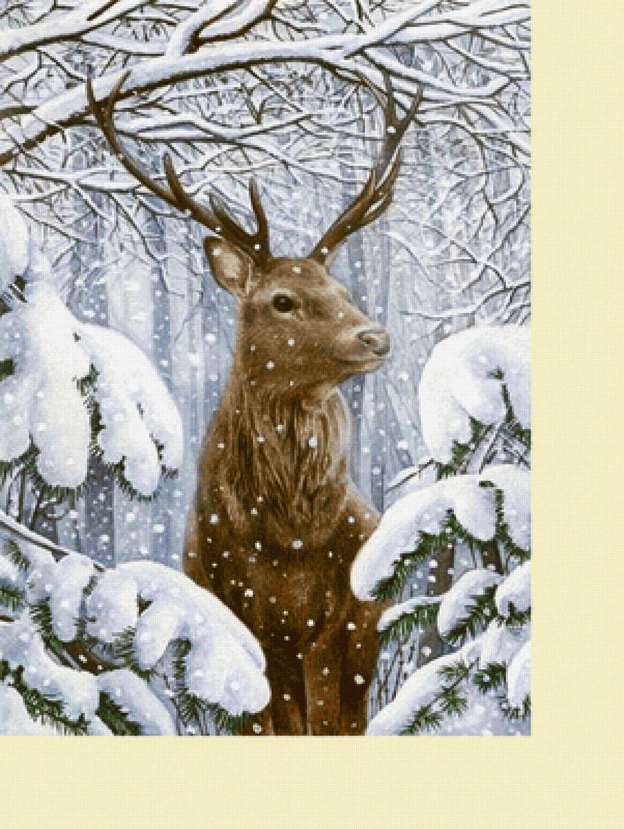 Серия "Олень". Зима - предпросмотр