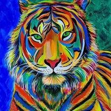 Схема вышивки «Tigre.»