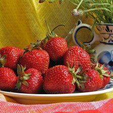 Схема вышивки «Morangos.»