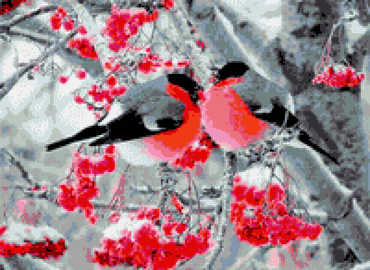 Снегири - предпросмотр