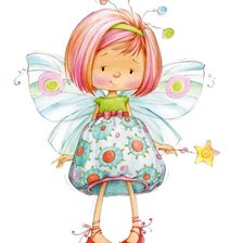 Схема вышивки «Маленькая фея»