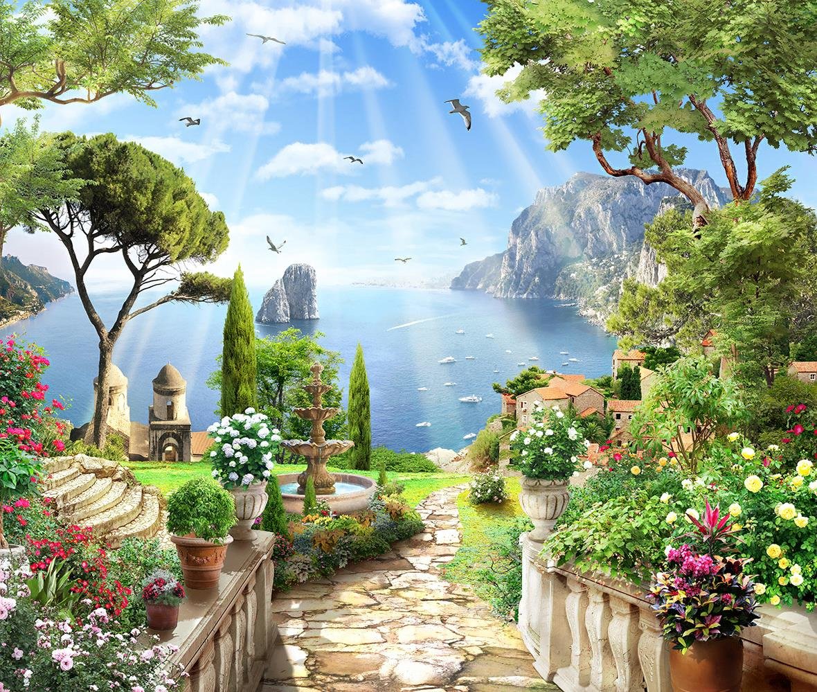 Вид на море - море - оригинал