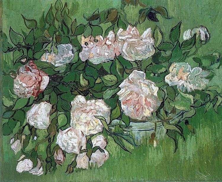 Ван Гог Розовые розы - ваг гог - оригинал