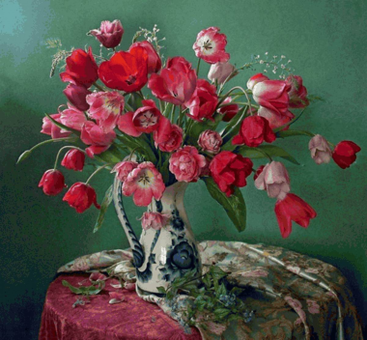 Mesa,decorada.com flores - mesa., flores.vaso - предпросмотр