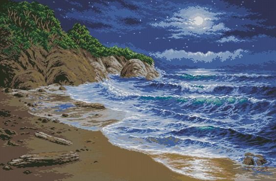 прибой - природа море - оригинал