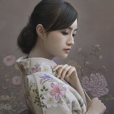 Оригинал схемы вышивки «Geisha» (№2219248)