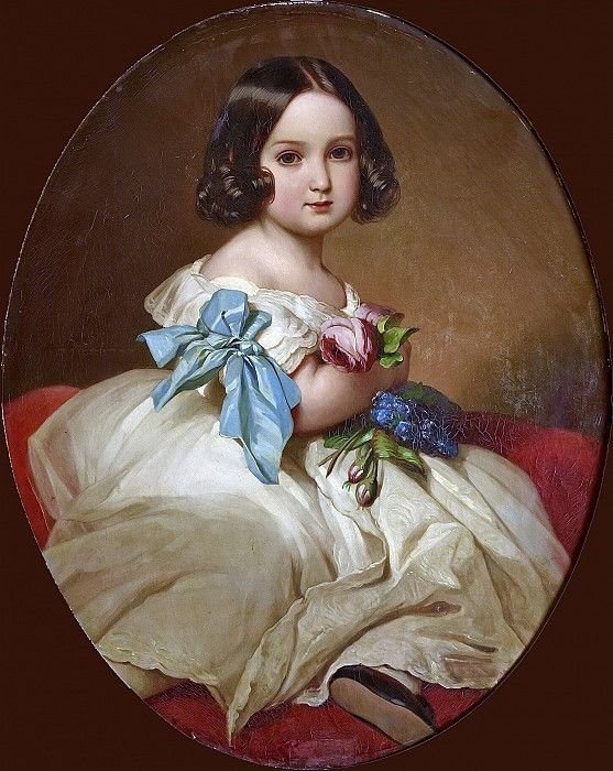 Принцесса Шарлота - портрет, принцесса, живопись, девочка - оригинал