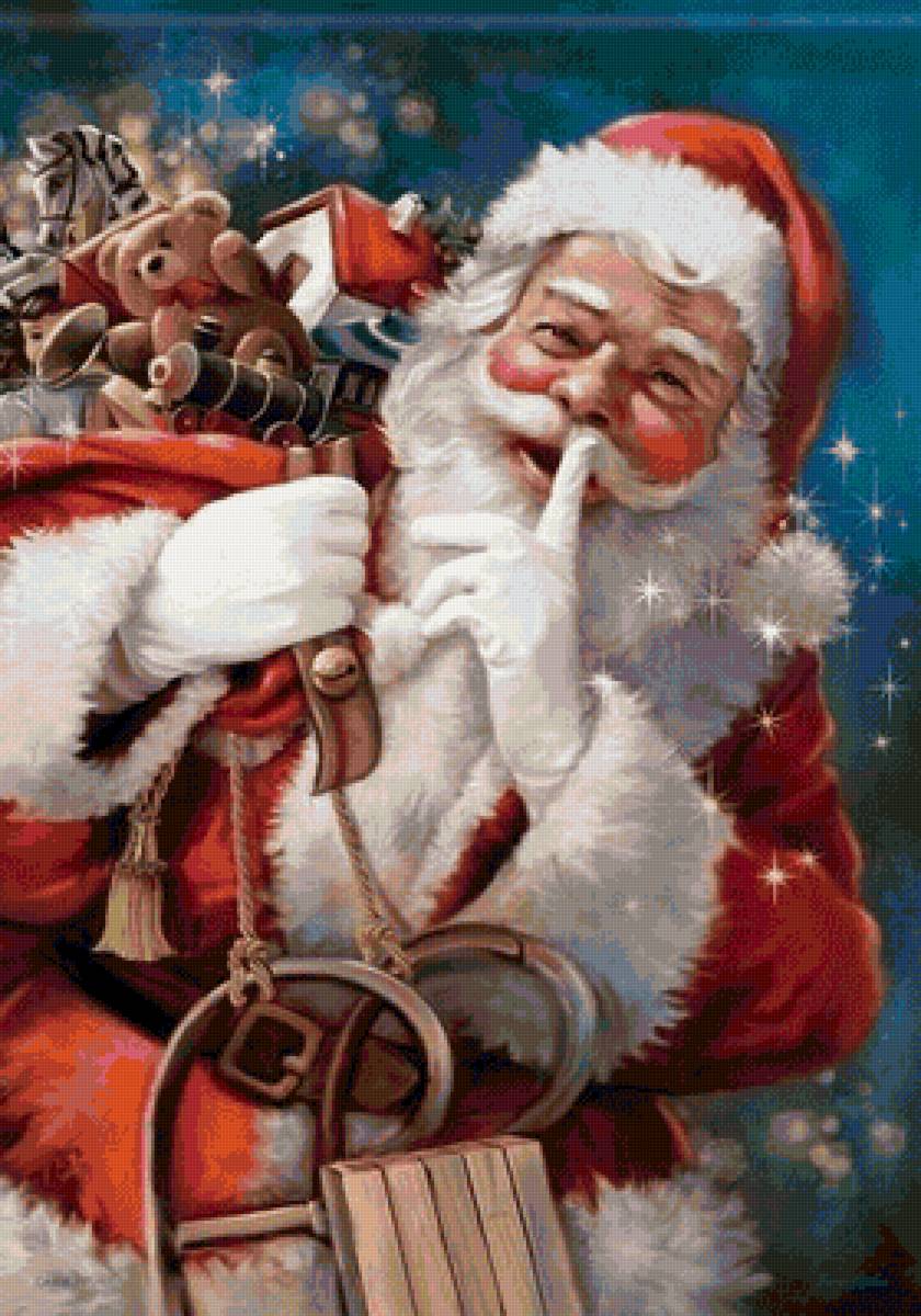 Дед Мороз - дед мороз, игрушки, подарки, новый год, чудеса, зима - предпросмотр