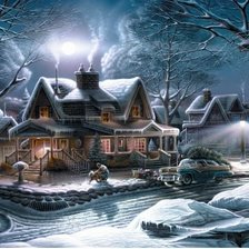 Paisagem. de inverno.