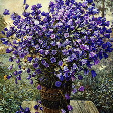 Схема вышивки «Колокольчики»